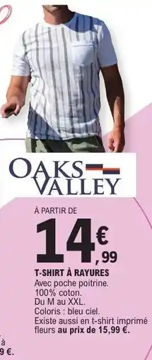 E.Leclerc T-SHIRT À RAYURES offre