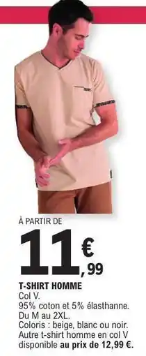 E.Leclerc T-shirt homme offre