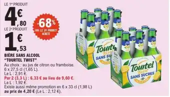 BIERE SANS ALCOOL TOURTEL TWIST