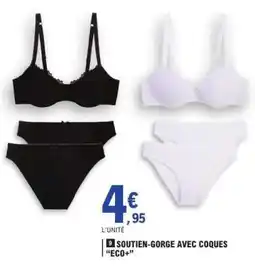 E.Leclerc SOUTIEN-GORGE AVEC COQUES ECO+ offre