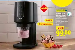 Lidl SILVERCREST Machine à glace Freezy Premium 3 bols pour différentes préparations offre
