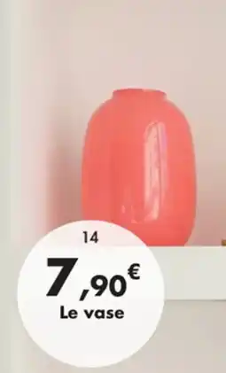 E.Leclerc Vase rose en verre offre