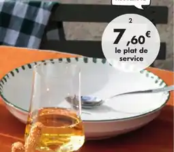 E.Leclerc Plat de service della nonna en porcelaine offre