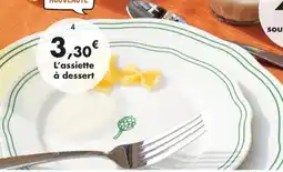 E.Leclerc Assiette à dessert Della Nonna en porcelaine offre