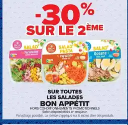 Carrefour BON APPÉTIT Sur toutes les salades offre