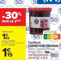 Carrefour CARREFOUR ORIGINAL Confiture offre