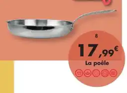 E.Leclerc Poêle Gourmet en inox, tous feux dont induction offre