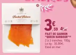 E.Leclerc FILET DE SAUMON QUEEN HARBOUR offre