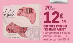 E.Leclerc COFFRET PARFUM ROSIALE PARIS offre