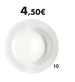 E.Leclerc Assiette à pâtes grangusto en opale offre