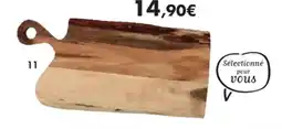 E.Leclerc Planche à découper wood en bois d'acacia offre