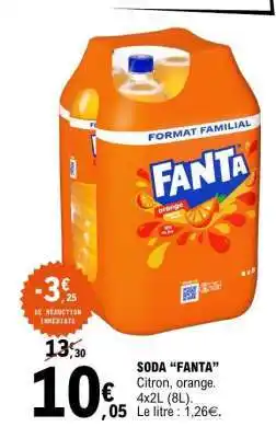 E.Leclerc Soda 'Fanta' offre