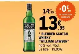 E.Leclerc WILLIAM LAWSON offre