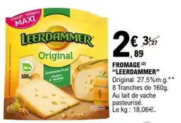 E.Leclerc FROMAGE LEERDAMMER offre