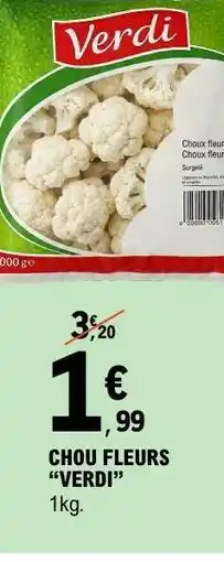E.Leclerc CHOU FLEURS “VERDI” offre