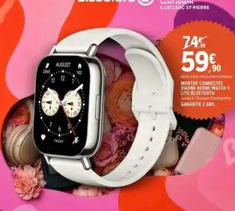 Montre Connectée Xiaomi Redmi Watch 5 Lite Bluetooth