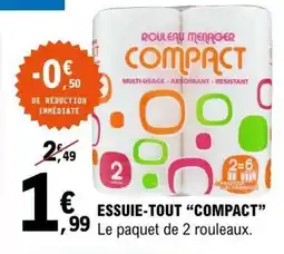 E.Leclerc Essuie Tout Compact offre