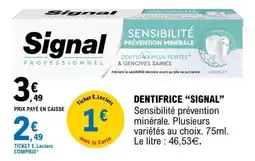 E.Leclerc Dentifrice Signal offre