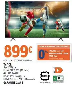 E.Leclerc TV TCL offre