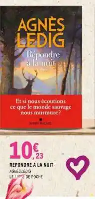 E.Leclerc REPONDRE A LA NUIT offre
