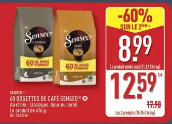 60 Dosettes de Café Senseo