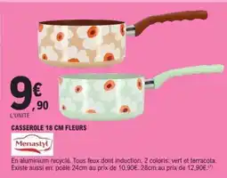 E.Leclerc CASSEROLE 18 CM FLEURS offre