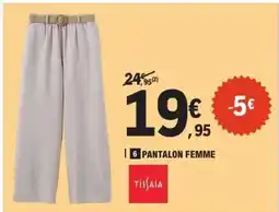 E.Leclerc Pantalon femme offre