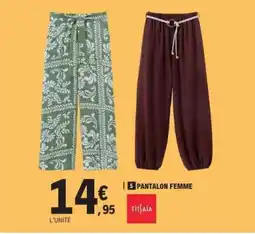 E.Leclerc Pantalon femme offre