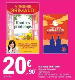 E.Leclerc D'autres printemps offre