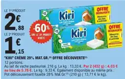 E.Leclerc Kiri Crème 29% Mat.Gr offre