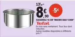 E.Leclerc Casserole 16 cm Ingenio Daily Cook offre