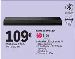 E.Leclerc BARRE DE SON S20A offre