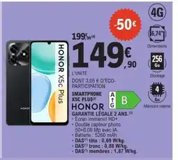 E.Leclerc SMARTPHONE X5C PLUS HONOR offre