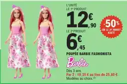 E.Leclerc POUPÉE BARBIE FASHIONISTA offre