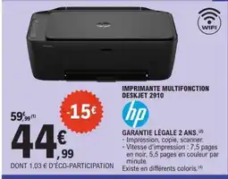 E.Leclerc IMPRIMANTE MULTIFONCTION DESKJET 2910 offre