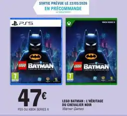 E.Leclerc LEGO Batman : L'Héritage du Chevalier Noir offre