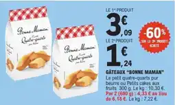 E.Leclerc Gateaux Bonne Maman offre