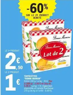 E.Leclerc TARTELETTES BONNE MAMAN offre