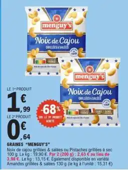E.Leclerc GRAINES “MENGUY’S” offre