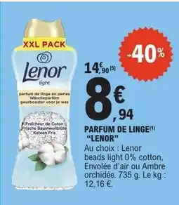 E.Leclerc Parfum de Linge Lenor offre