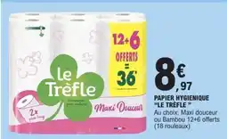 E.Leclerc Papier Hygiénique Le Trèfle offre