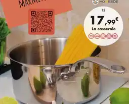E.Leclerc Casserole gourmet en inox, tous feux dont induction offre