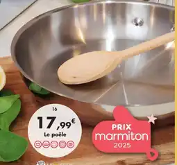 E.Leclerc Poêle Gourmet» en inox, tous feux dont induction offre