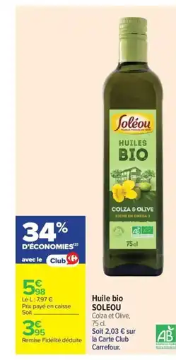 Carrefour SOLEOU h offre