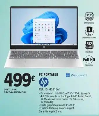 Hp pc portable
