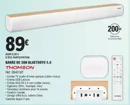 E.Leclerc Thomson Barre de son bluetooth 5.0 offre