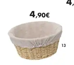 E.Leclerc Corbeille à pain ronde en papier tresse offre