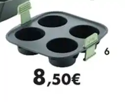 E.Leclerc Moule 4 muffins pour friteuse à airen silicone gris offre