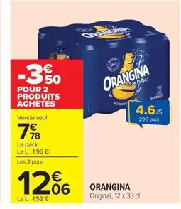 Carrefour ORANGINA offre