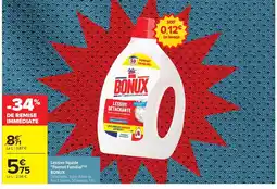 Carrefour BONUX Lessive liquide Format Familial offre